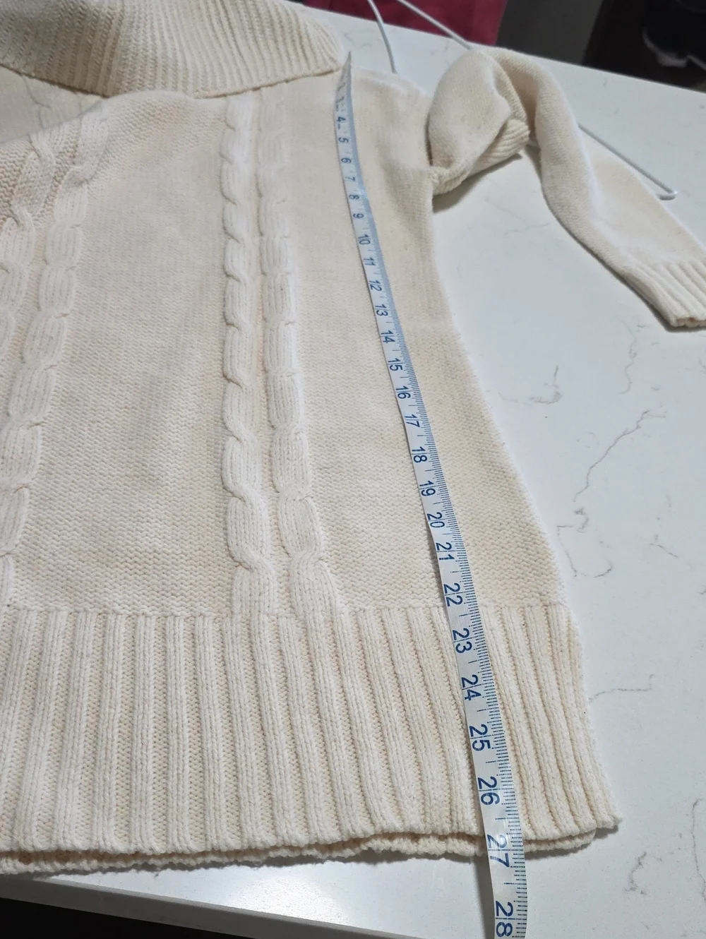 J.crew Cream Cable-Knit Turtleneck Sweater Size XS